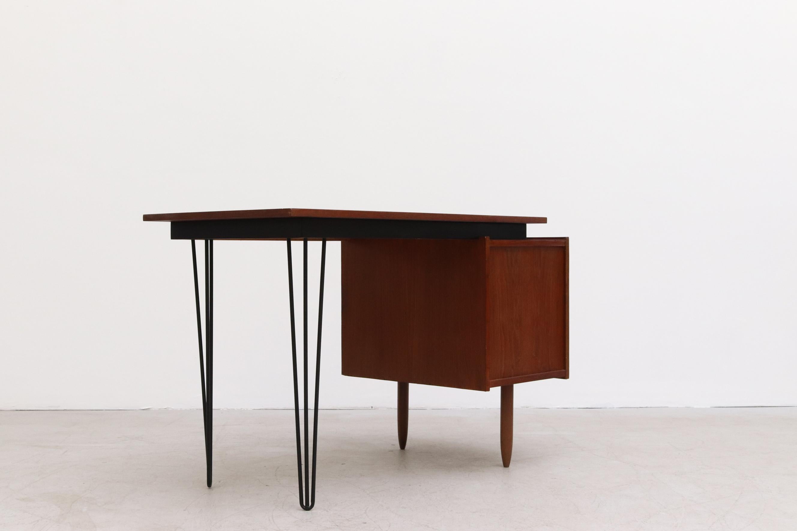 Cees Braakman for Pastoe Desk with New Hairpin Legs 1