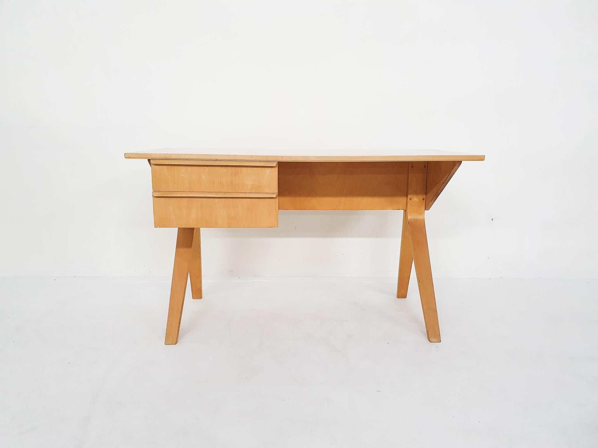 Cees Braakman for Pastoe EB02 Desk, The Netherlands, 1959 In Good Condition In Amsterdam, NL