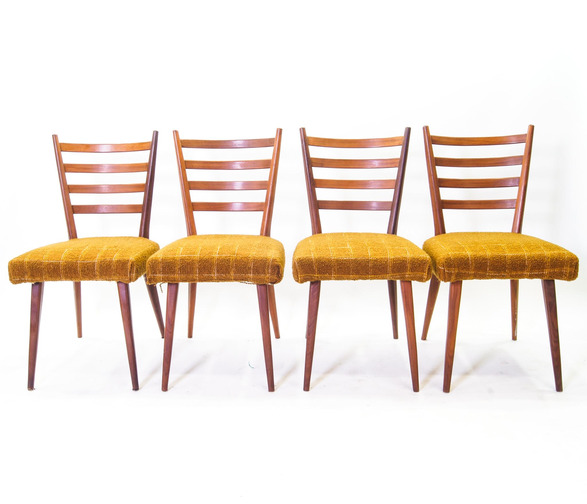 Cees Braakman for Pastoe - Ladder Chairs, 1950's - Dinerset of 6 2