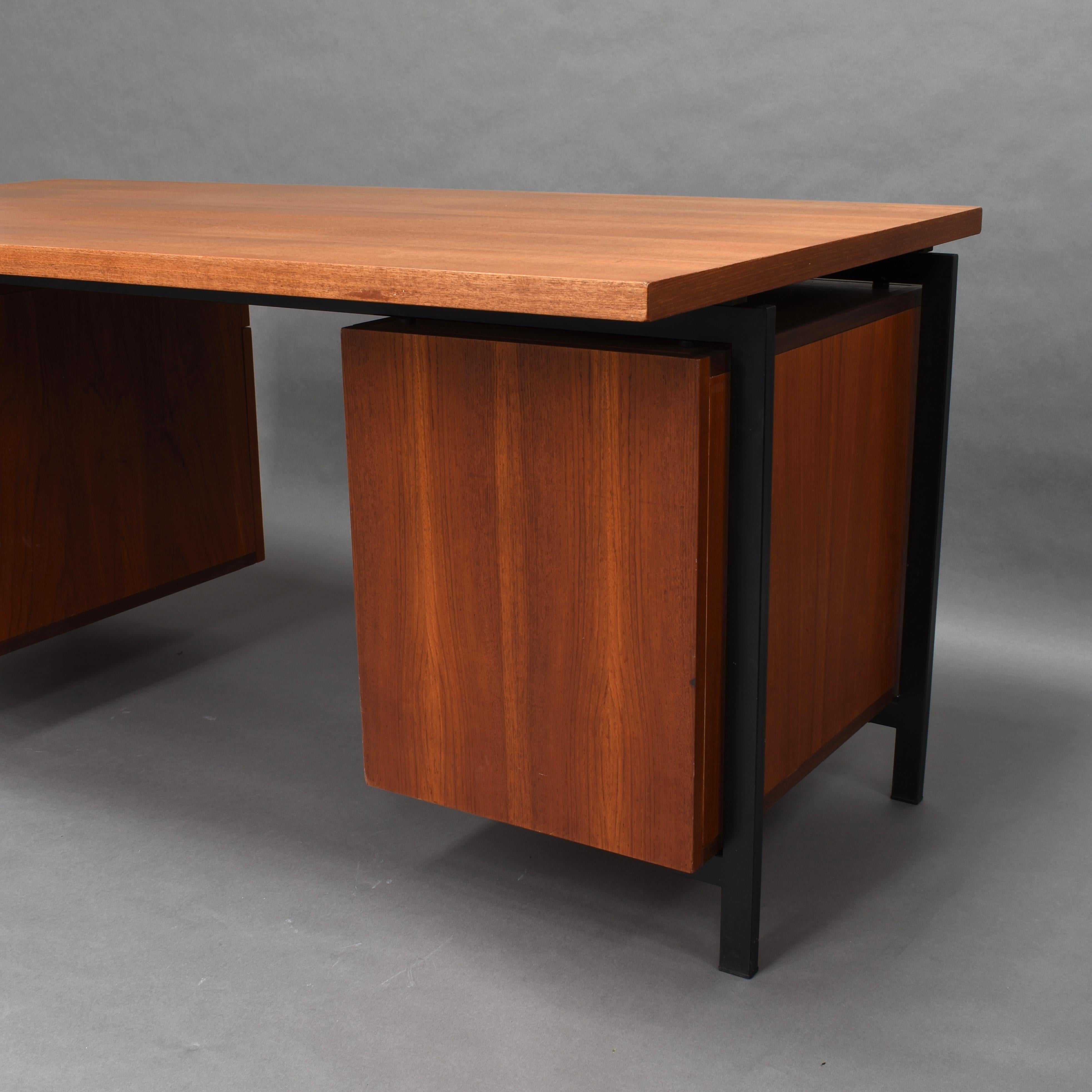 Cees Braakman for Pastoe Model EU02 Japanese Series Desk and Chair in Teak, 1950 1