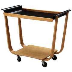 Cees Braakman for Pastoe Serving Trolley ‘Rolo PB31’ in Plywood