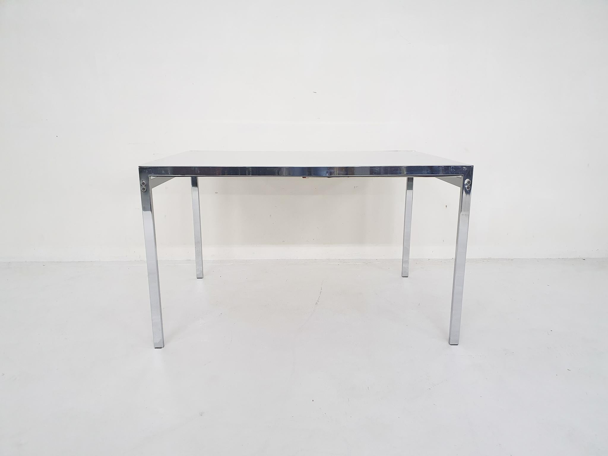Mid-Century Modern Cees Braakman for Pastoe TU30 white dining table, The Netherlands, 1962 For Sale