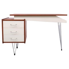 Retro Cees Braakman  Hairpin Desk  Pastoe  Holland  1950/60 