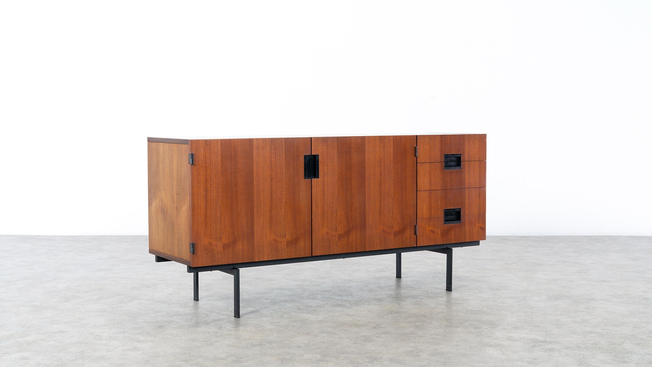 Mid-20th Century Cees Braakman Japanese Series Du-01 Teak Sideboard for Pastoe, Netherlands, 1955