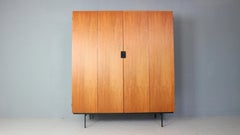 Cees Braakman Japanese Series "KU14" Teak wardrobe for Pastoe, 1960s