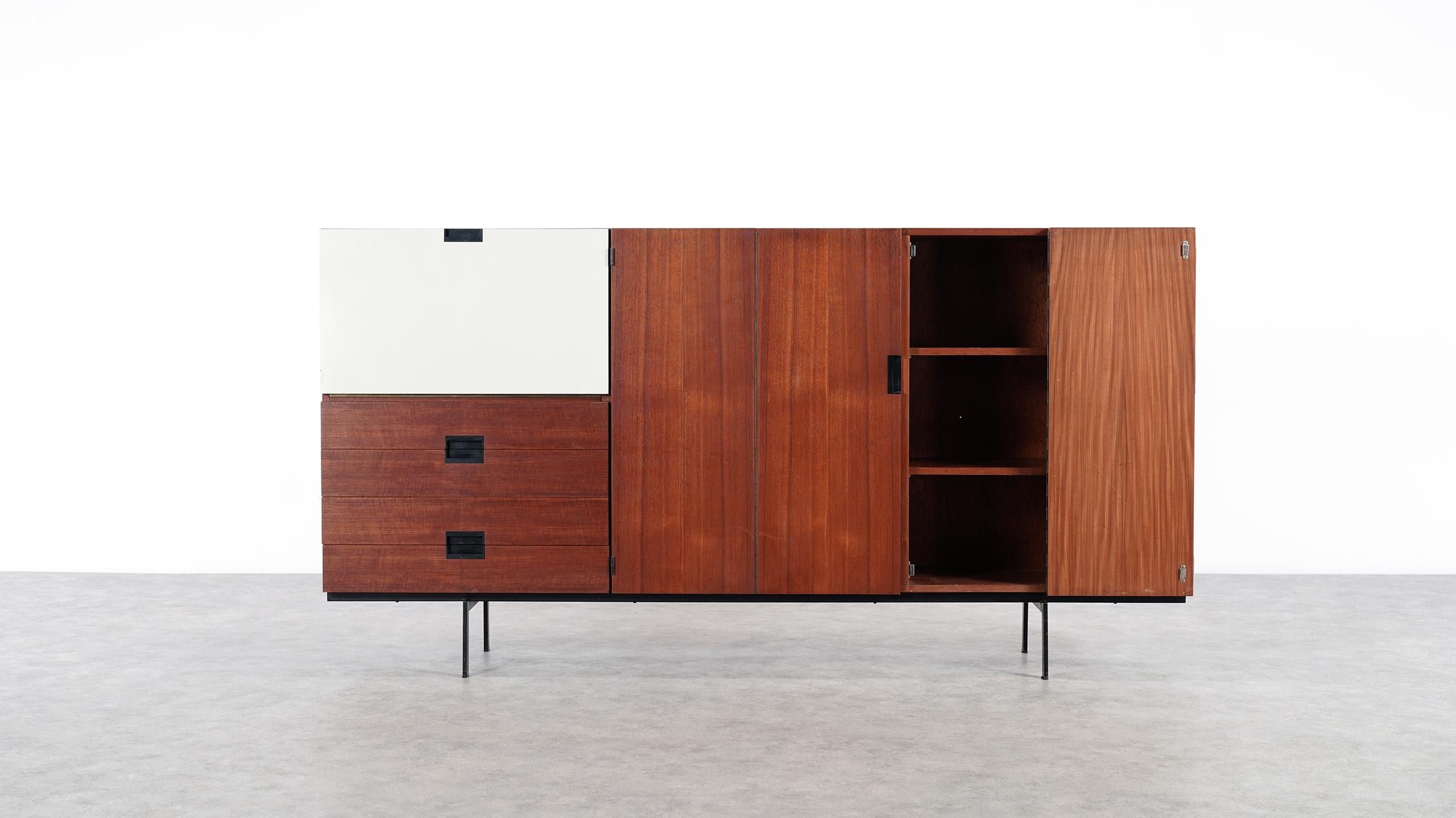 Mid-Century Modern Cees Braakman Japanese Series Teak Sideboard for Pastoe, Netherlands, 1955