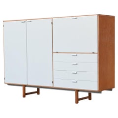 Cees Braakman Made-To-Measure highboard in oak Pastoe The Netherlands 1965
