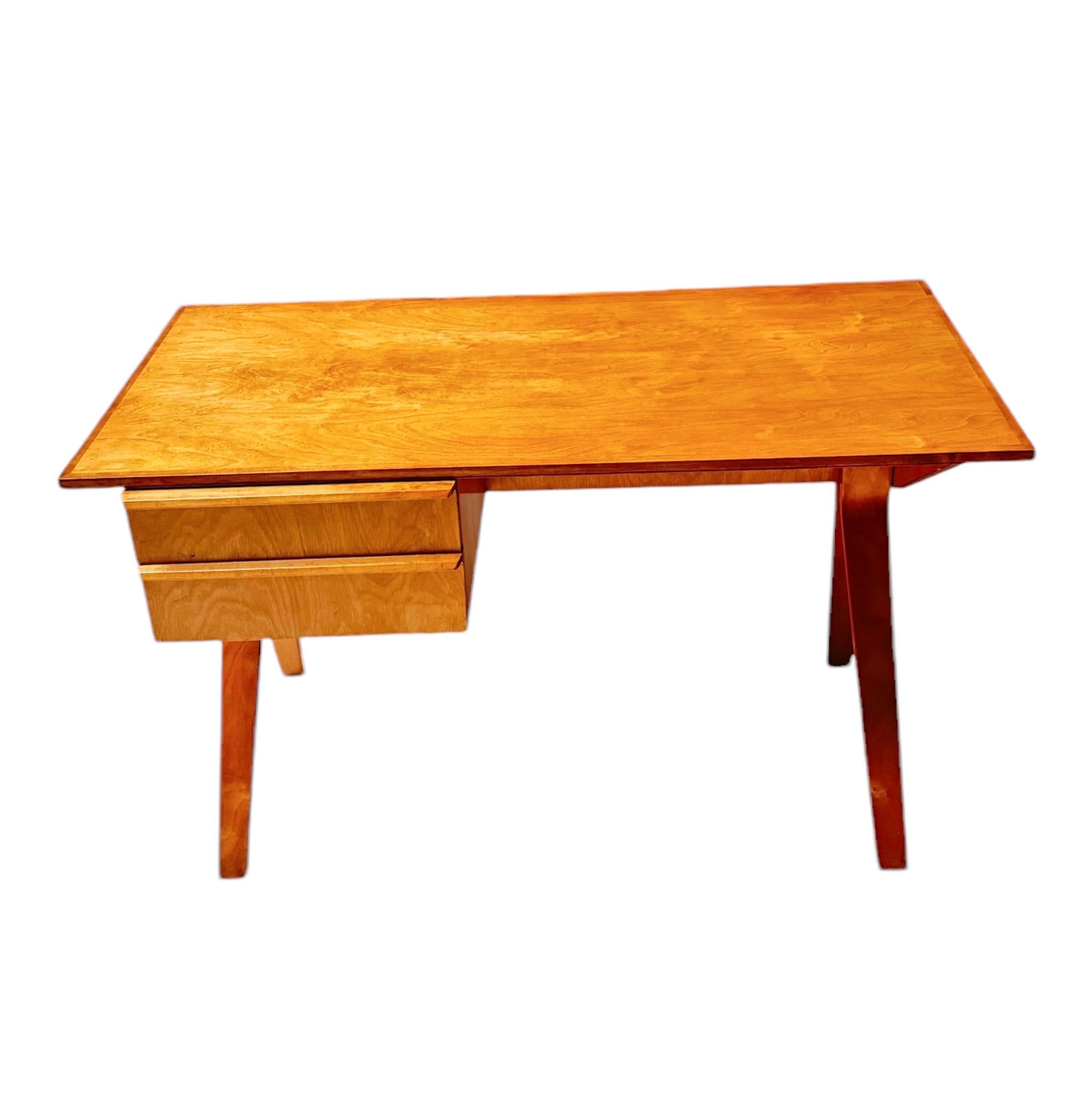 Cees Braakman Moderner EB02 Schreibtisch aus der Mitte des Jahrhunderts für Pastoe, 1950er Jahre (Niederländisch) im Angebot