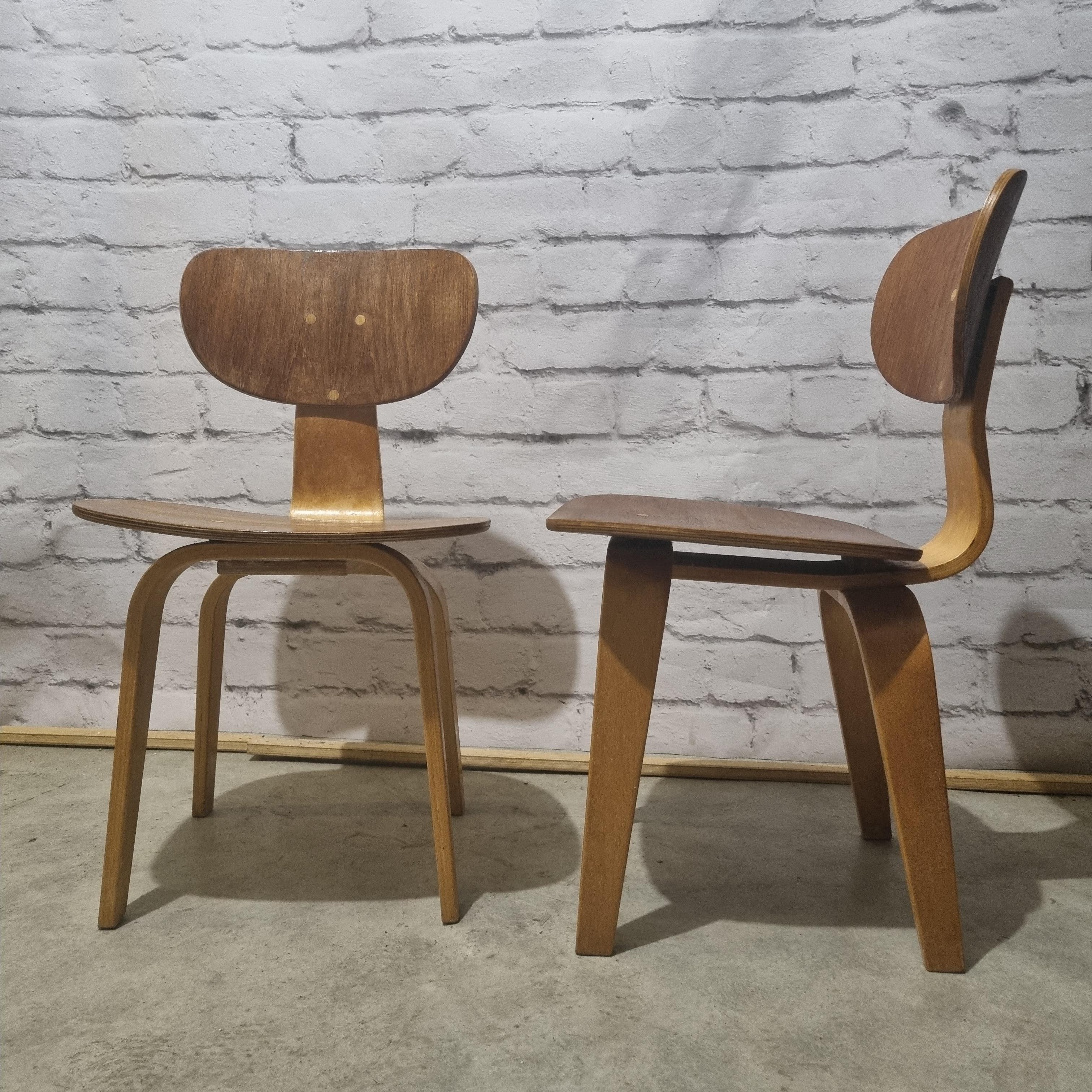 Cees Braakman Pastoe Dining Chairs- Set of 2, 1960s 4
