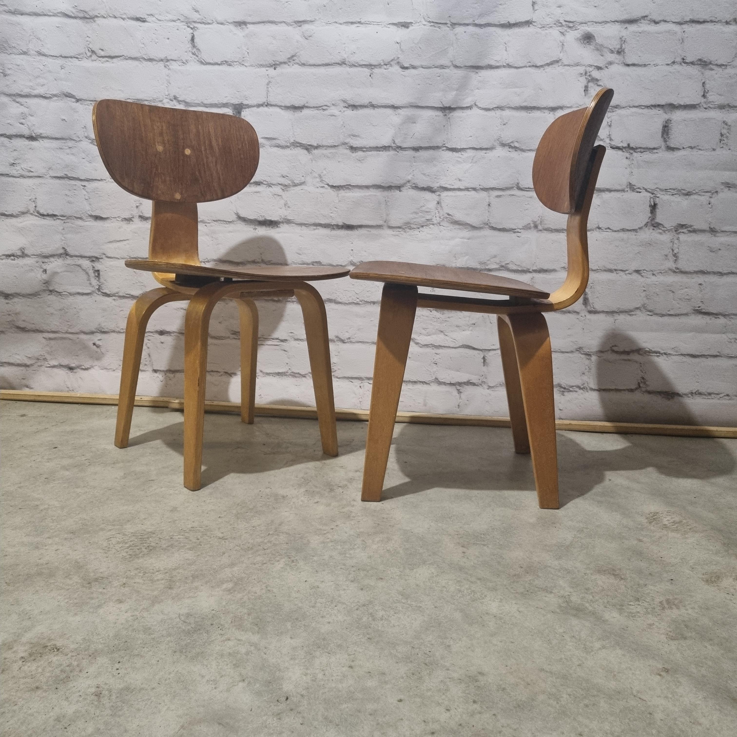 Cees Braakman Pastoe Dining Chairs- Set of 2, 1960s 7