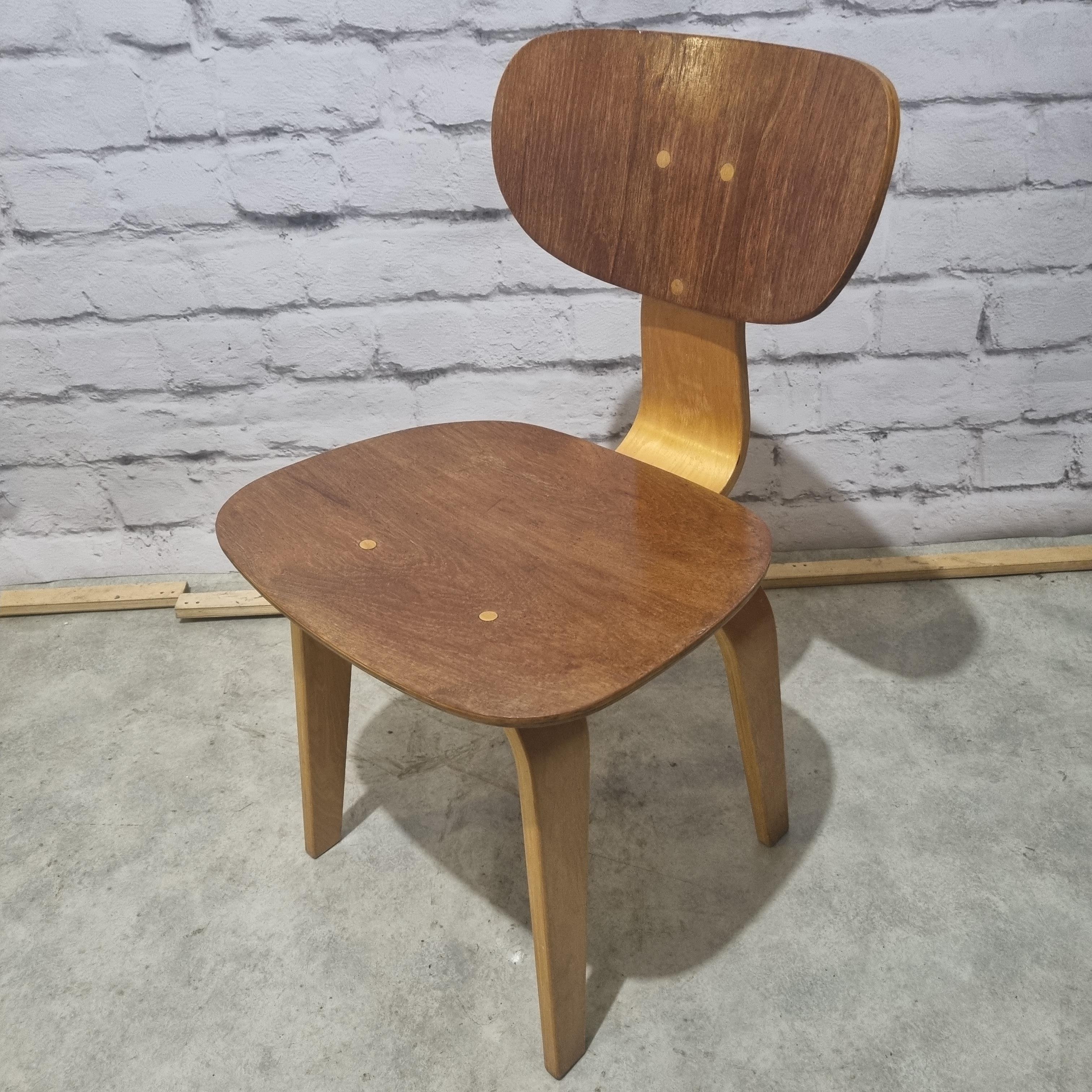 Mid-Century Modern Cees Braakman Pastoe Dining Chairs- Set of 2, 1960s