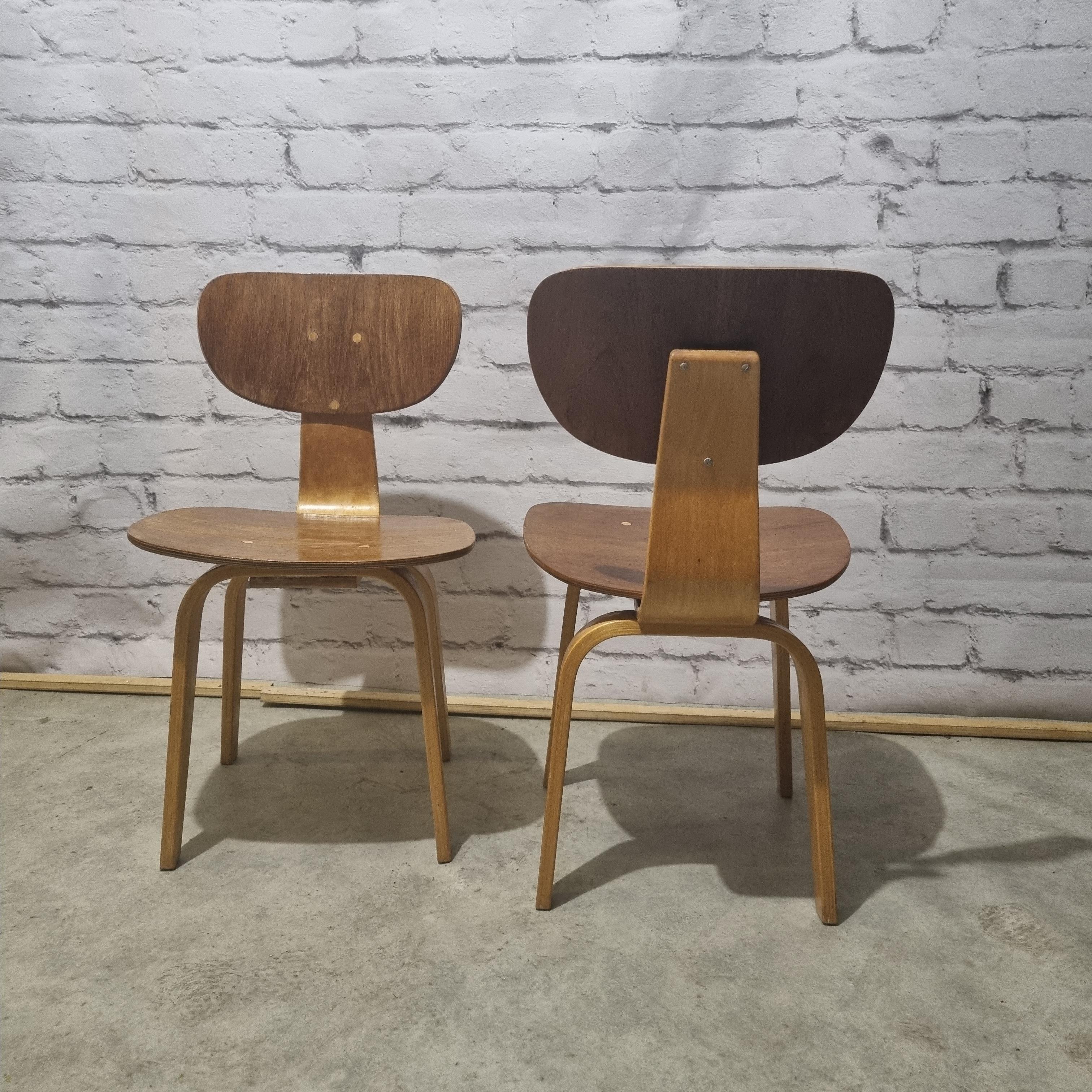 Teak Cees Braakman Pastoe Dining Chairs- Set of 2, 1960s