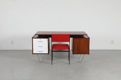 Cees Braakman Rosewood Executive Desk for Pastoe, 1950s
