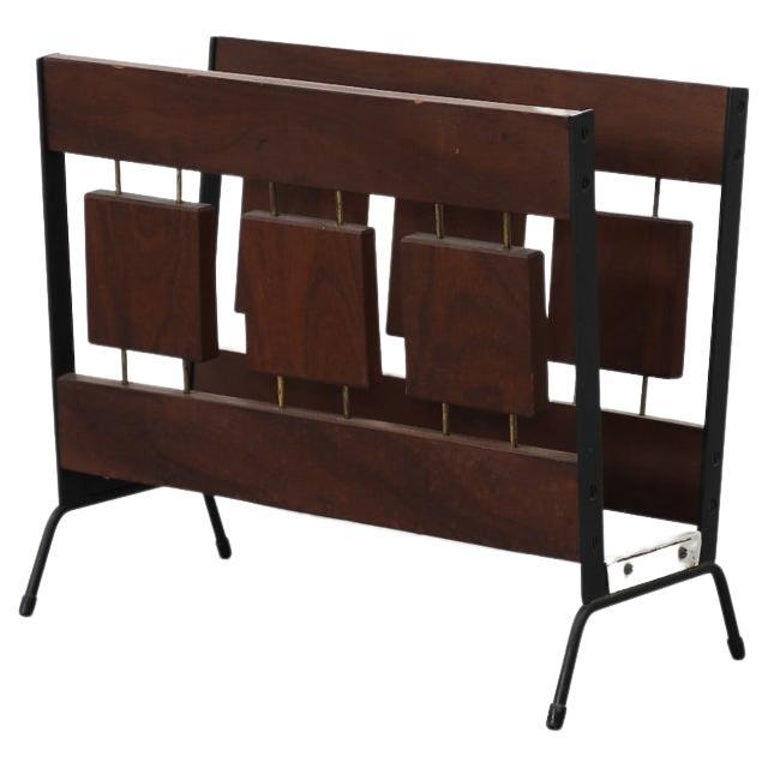 Cees Braakman Teak and Metal Magazine Racks For Sale at 1stDibs
