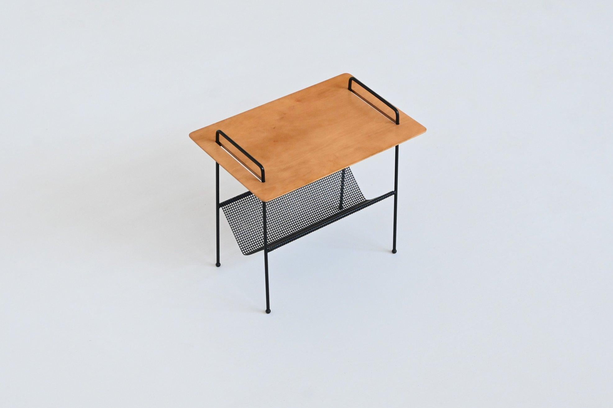 Beistelltisch TM04 von Cees Braakman aus Birke mit Pastoe, Niederlande 1953 im Angebot 2