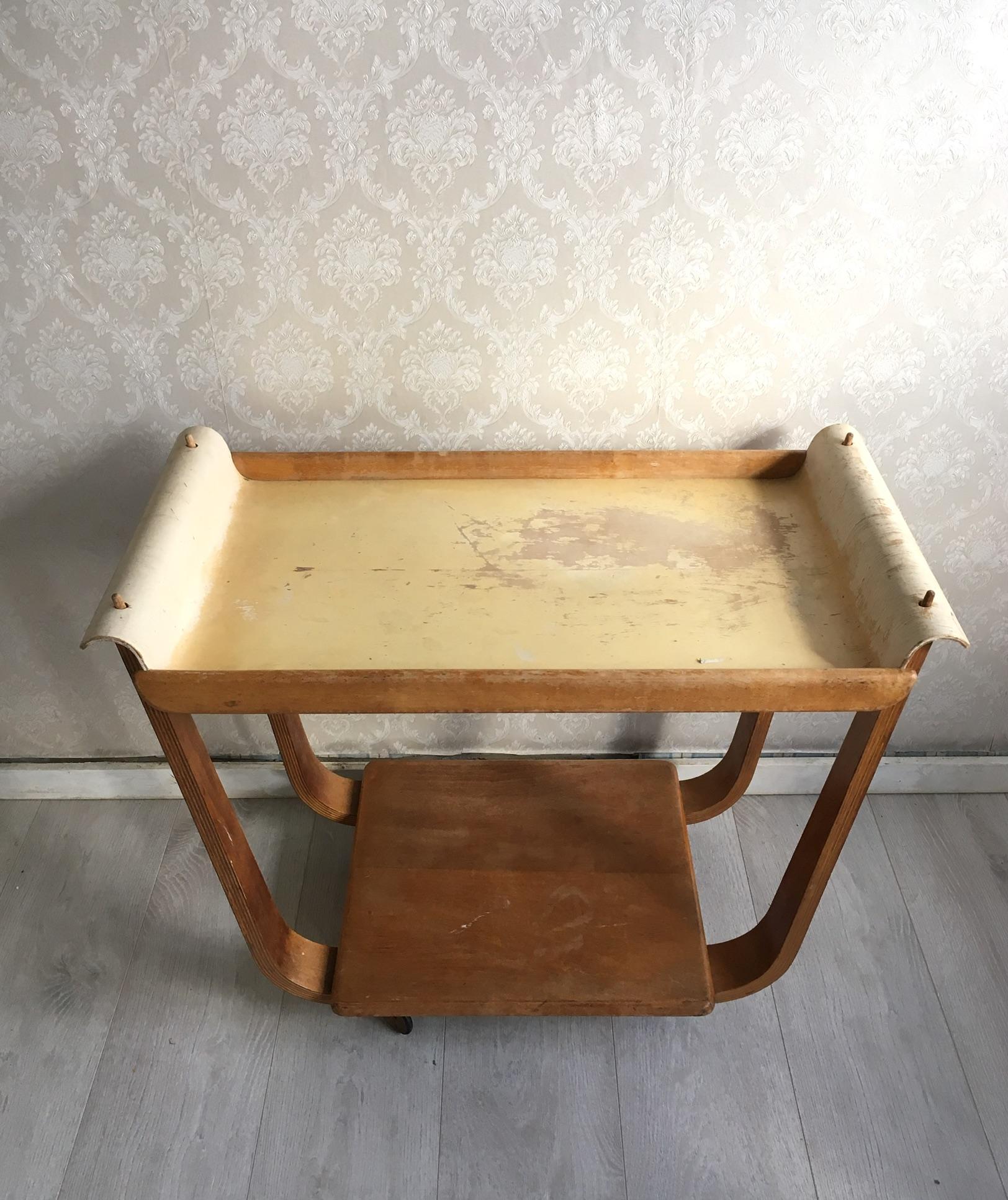 Mid-Century Modern Cees Braakman Trolley, Serving Cart, UMS Pastoe, 1950s For Sale