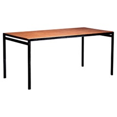 Mesa de comedor Cees Braakman TU30 con tablero de teca de Pastoe, años 60