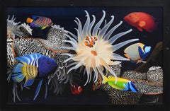 "Ocean Reef" by Cees Penning, Original Oil on Board painting, 42 in. x 66 in.