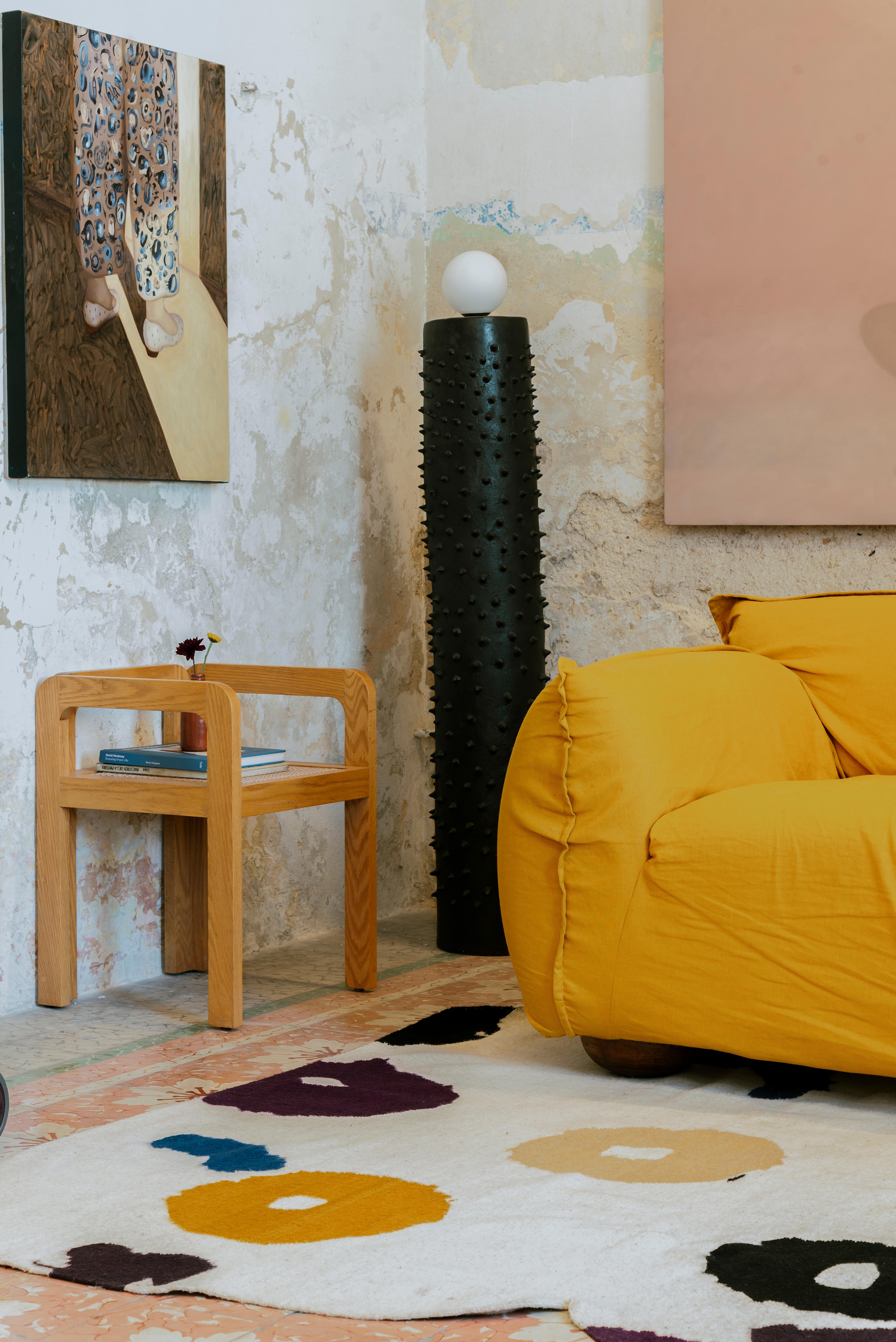 Hand-Crafted Ceiba Lamp For Sale