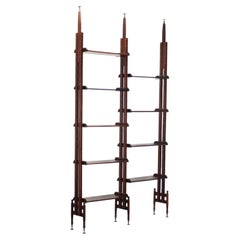 Ceiling Bookcase Rosewood Italy 1960s