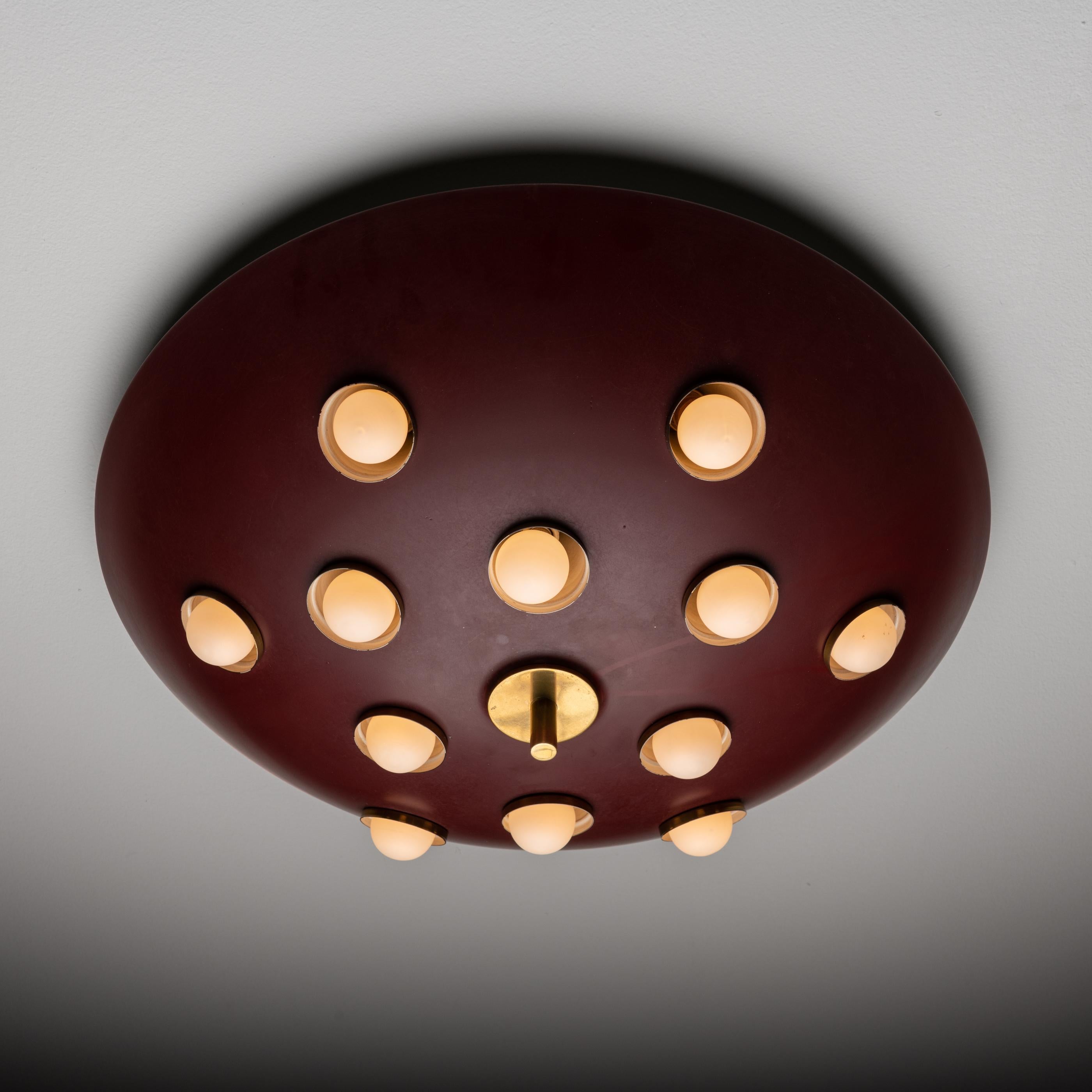 Mid-Century Modern Ceiling Light by Oscar Torlasco for Lumi