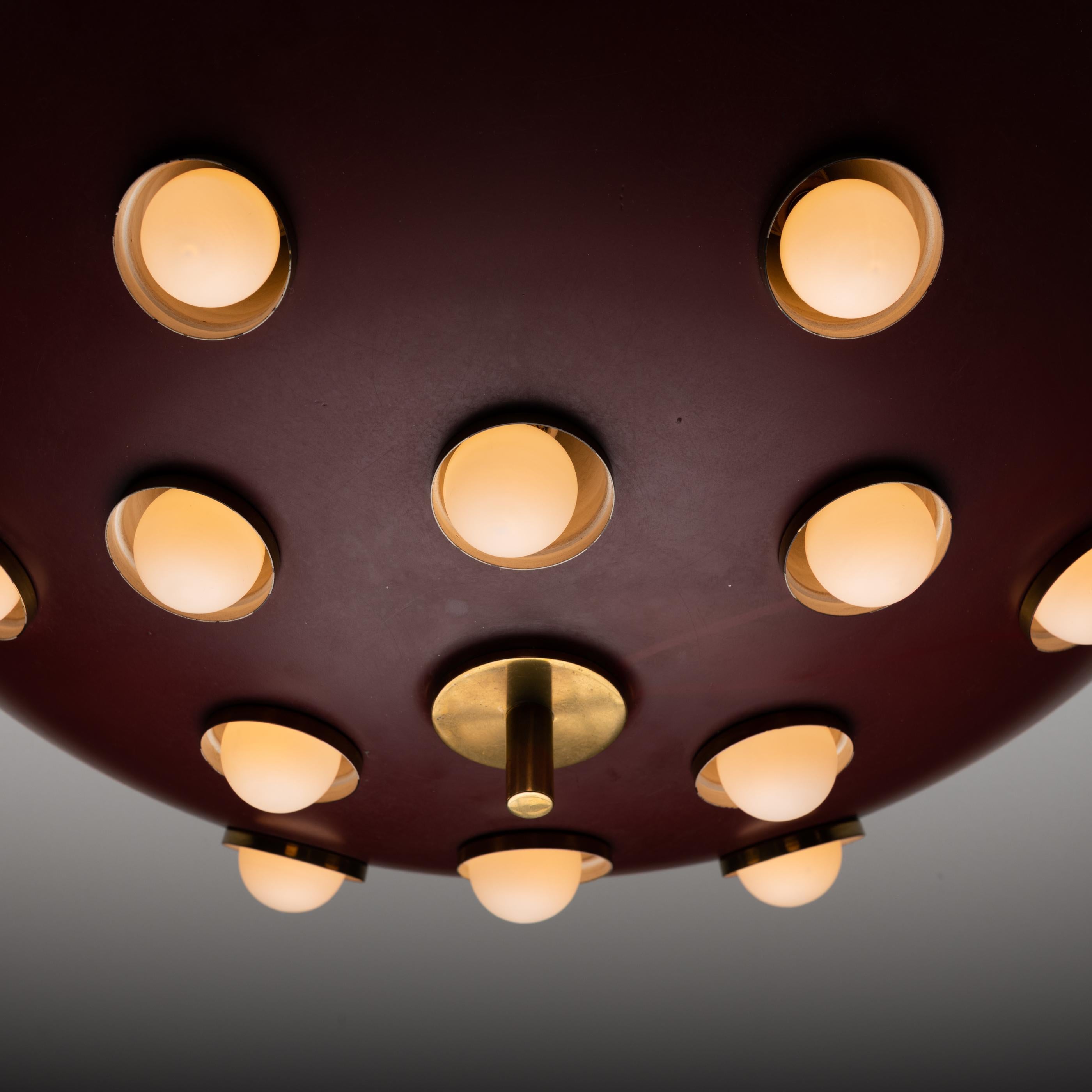 Italian Ceiling Light by Oscar Torlasco for Lumi