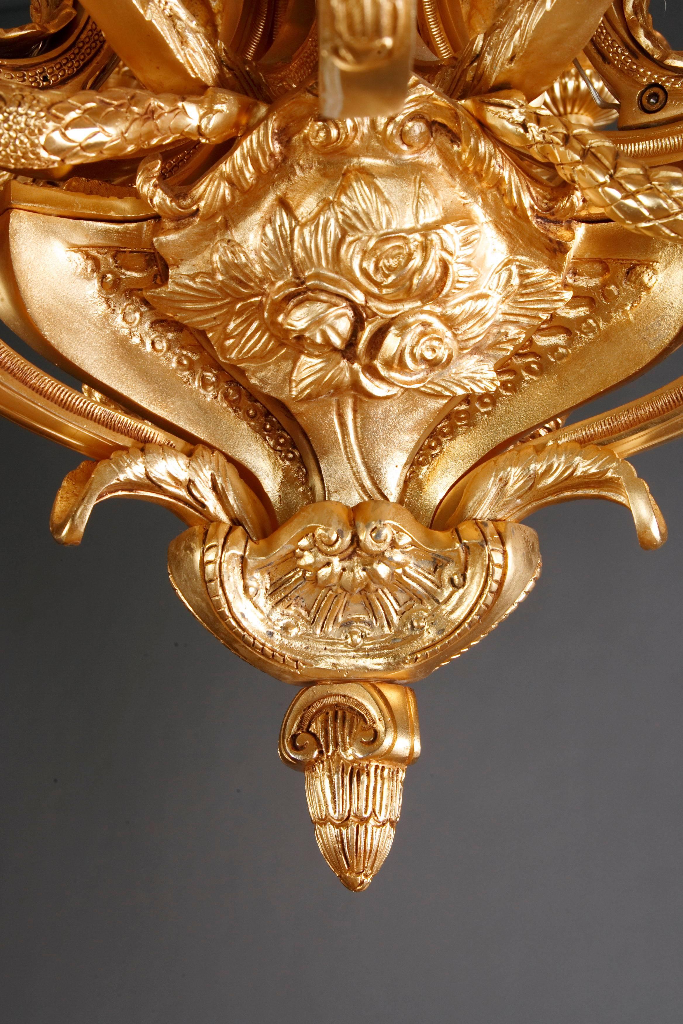 20th Century Ceiling Candelabra in Louis XIV Style