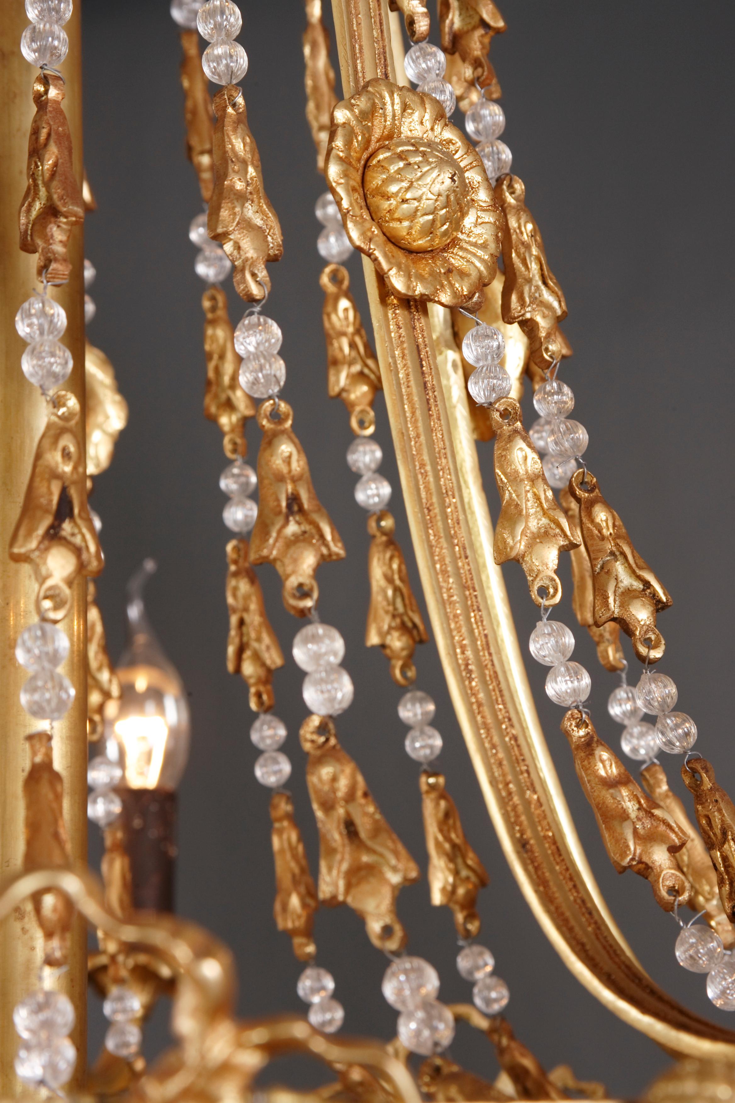 Ceiling Candelabra in Louis XVI Style    For Sale 1