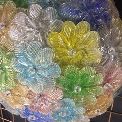 Deckenleuchte von Barovier & Toso:: Murano:: 1950er Jahre