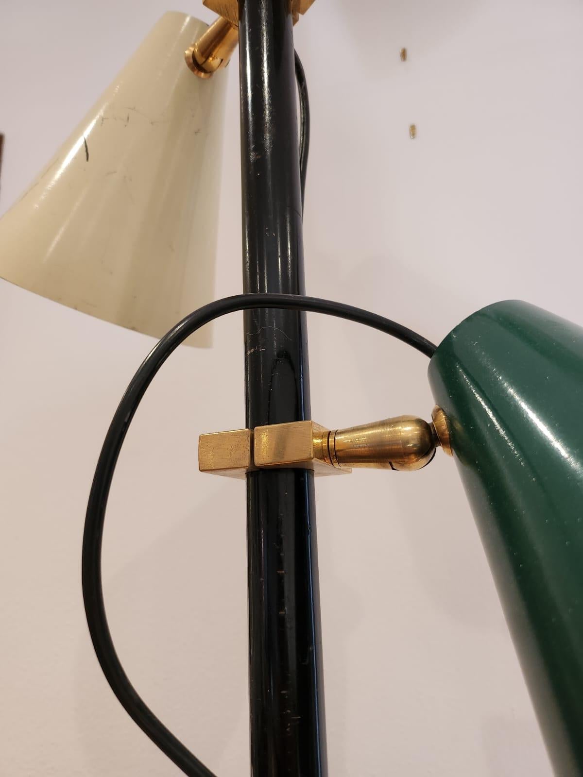 Mid-Century moderno Ceiling-floor lamp Giuseppe Ostuni style in vendita