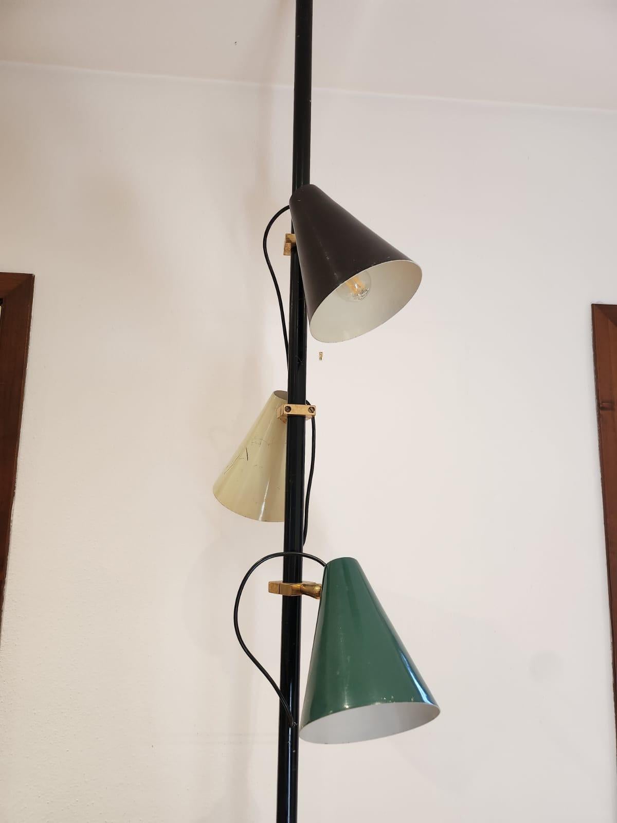 Italian Ceiling-floor lamp Giuseppe Ostuni style in vendita