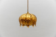 Lámpara Floral de Techo de Hans Kögl, Hollywood Regency, Alemania, Década de 1970