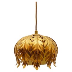 Florale Deckenleuchte von Hans Kögl, Hollywood Regency, Deutschland, 1970er Jahre