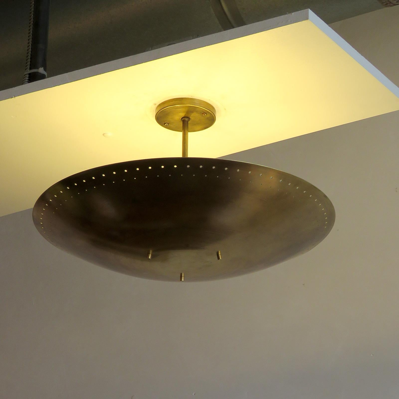 Patinated Ceiling Flush Mount 