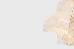 Contemporary White Ceiling Lamp 06, Oliver & Frederik, Knit and Steel, LED Light