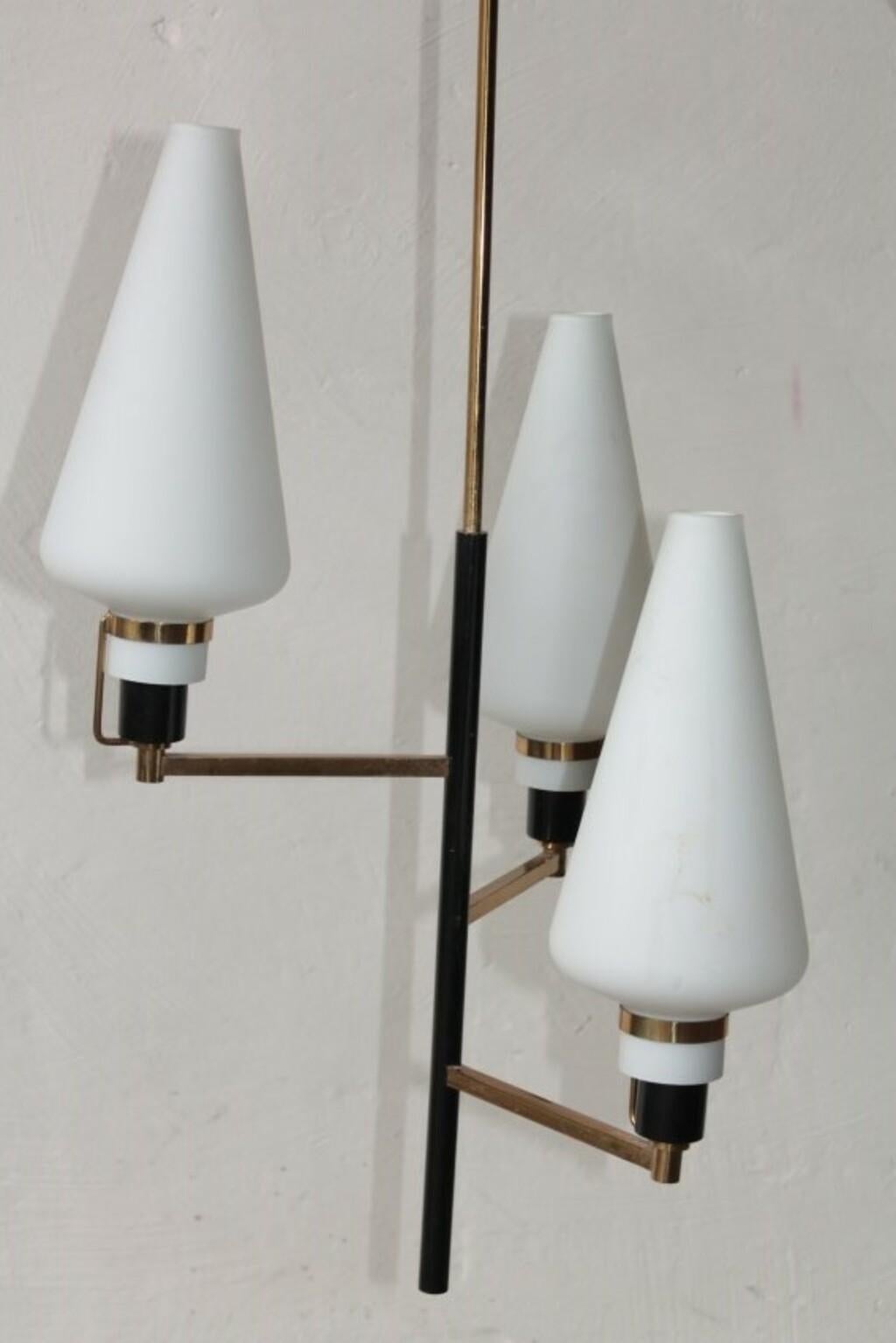 Italian Ceiling lamp 1950s Stilnovo