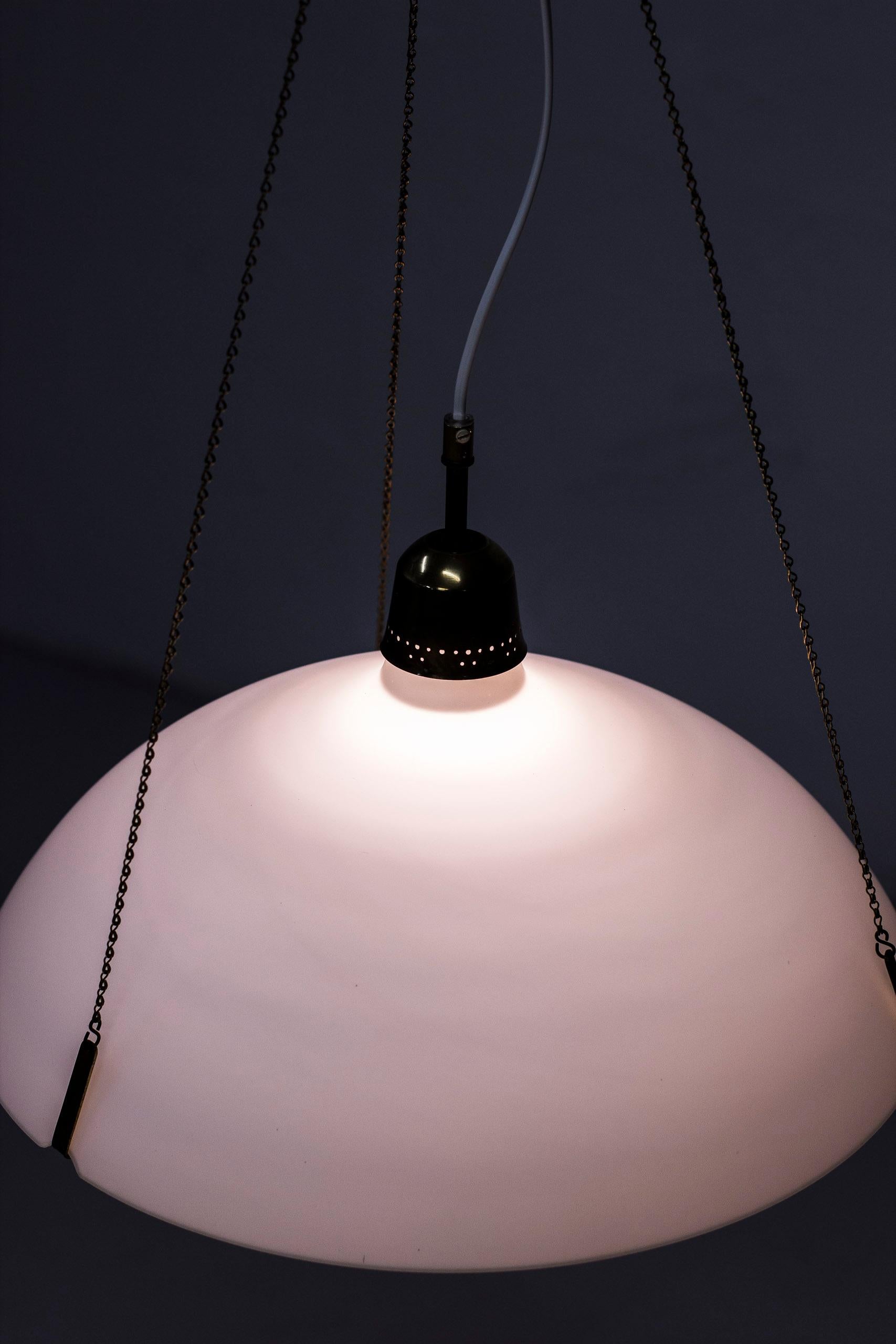 Ceiling Lamp Attributed to Bertil Brisborg, Nordiska Kompaniet, 1950s 4