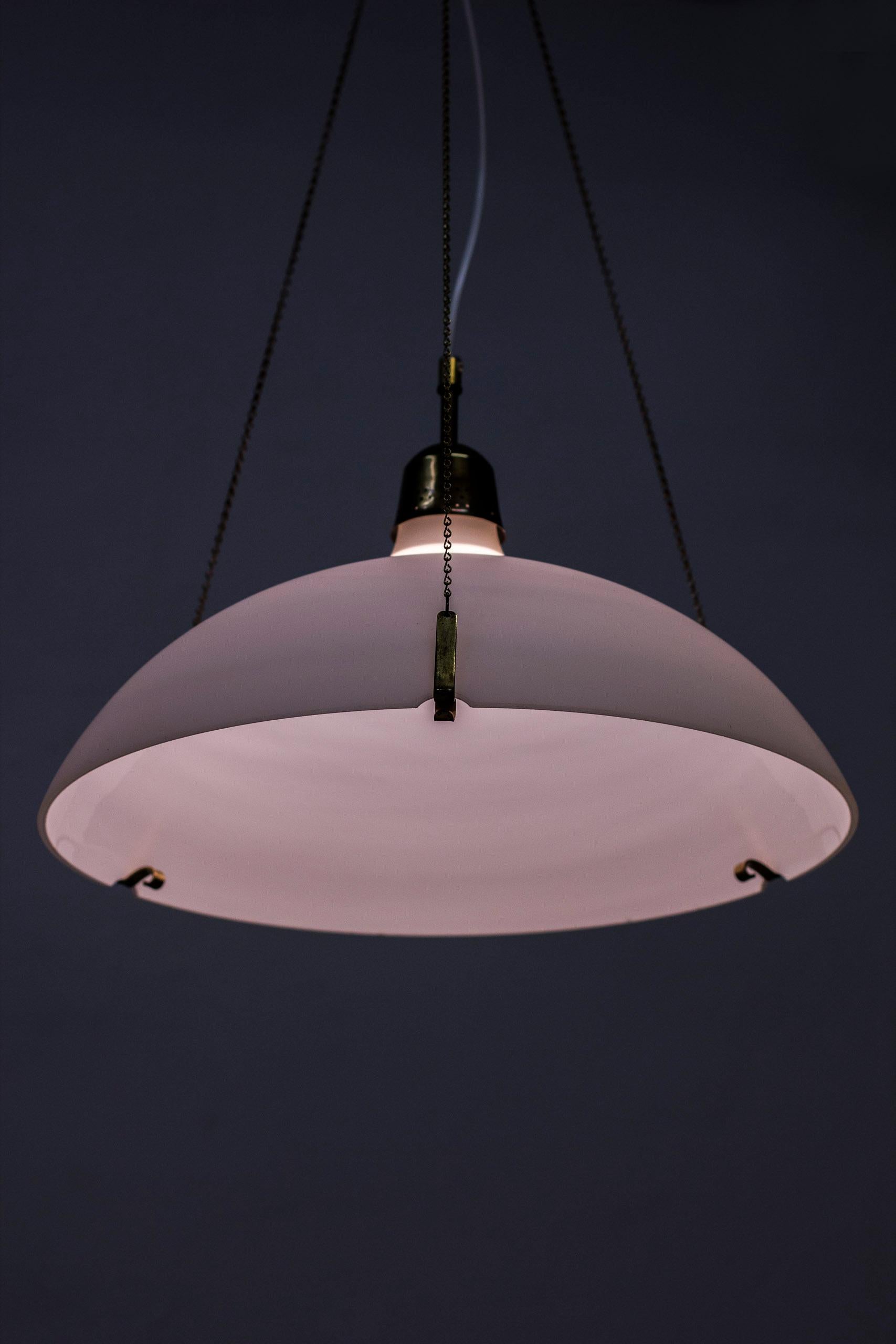 Ceiling Lamp Attributed to Bertil Brisborg, Nordiska Kompaniet, 1950s 1
