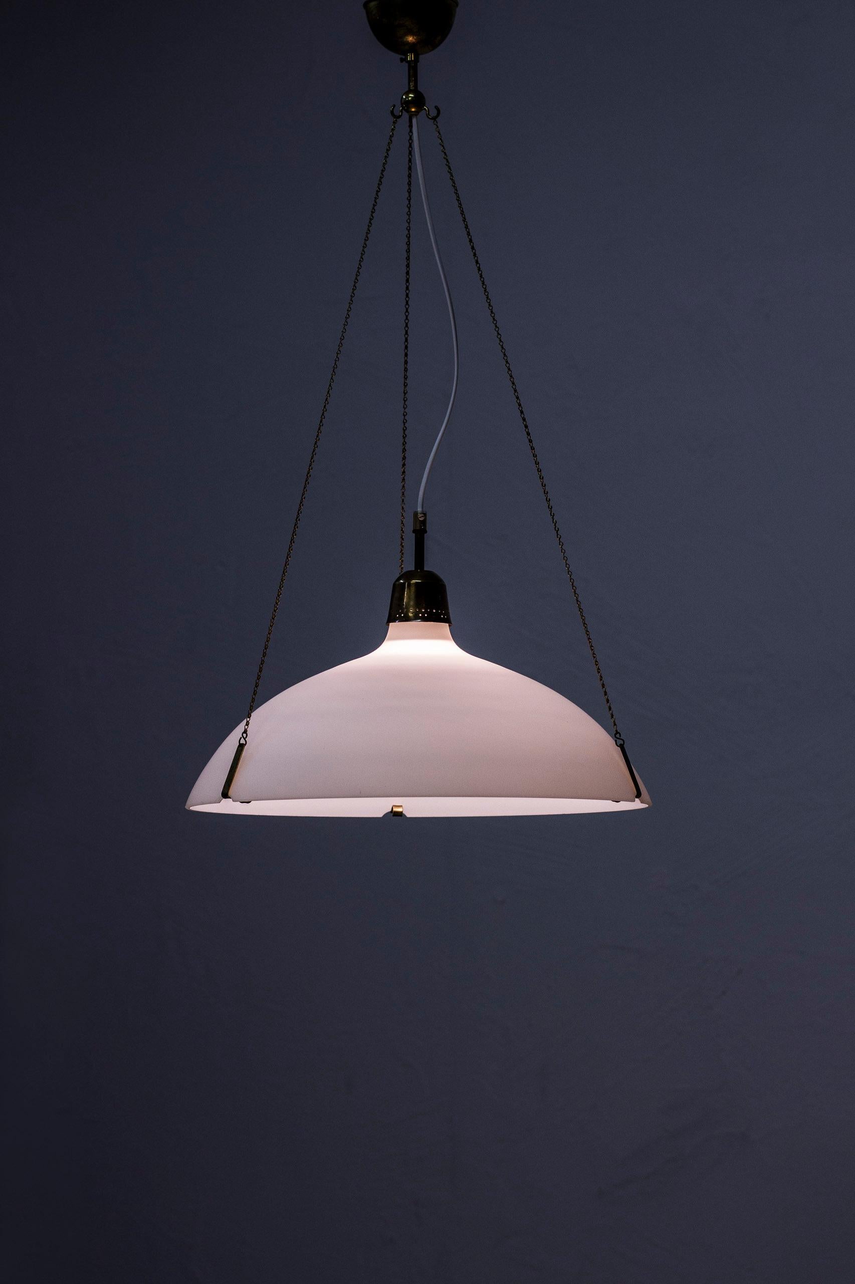 Ceiling Lamp Attributed to Bertil Brisborg, Nordiska Kompaniet, 1950s 2