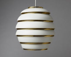 Ceiling Lamp ‘Beehive’ Model A332 Designed by Alvar Aalto for Valaistustyo