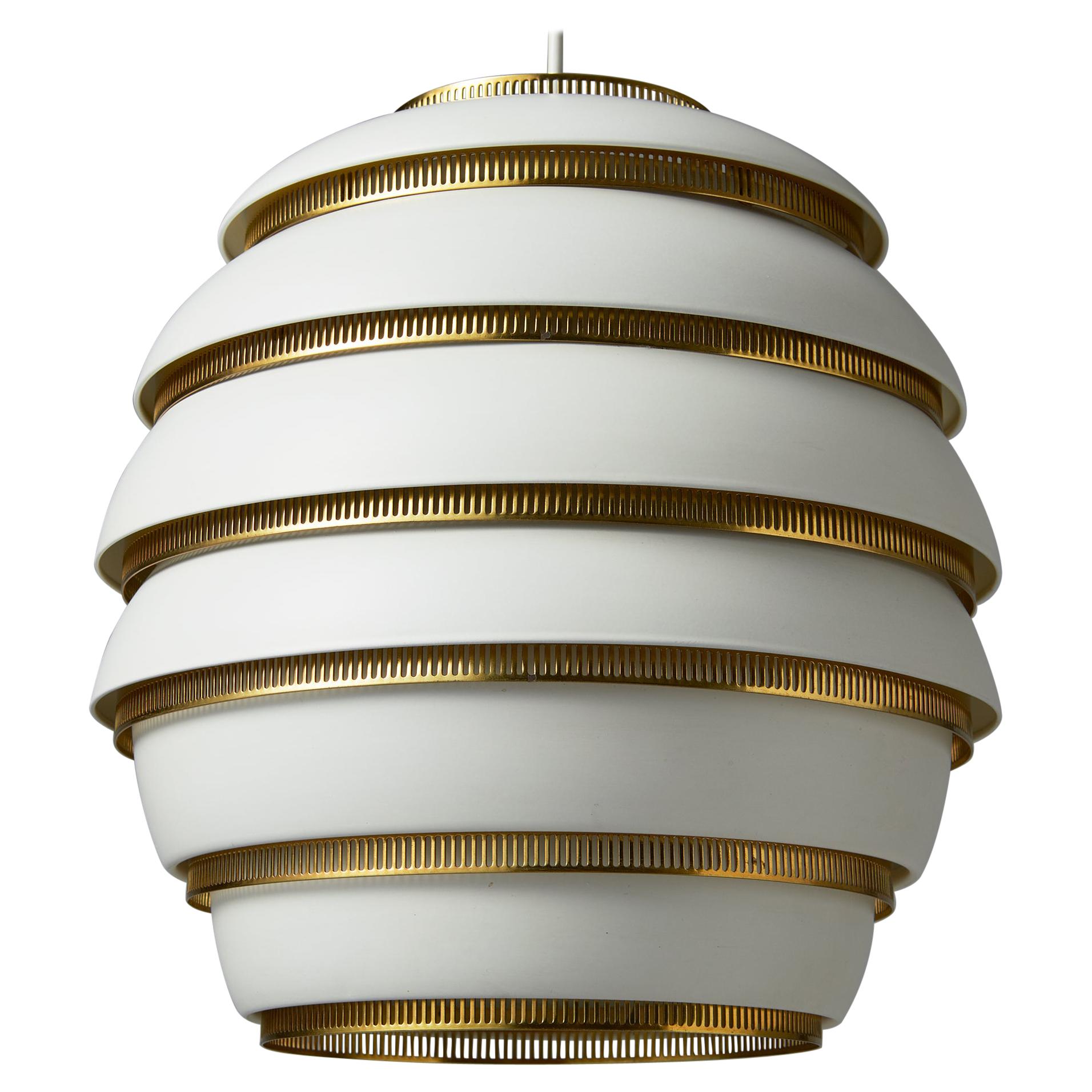 Ceiling Lamp ‘Beehive’ Model A332 Designed by Alvar Aalto for Valaistustyo