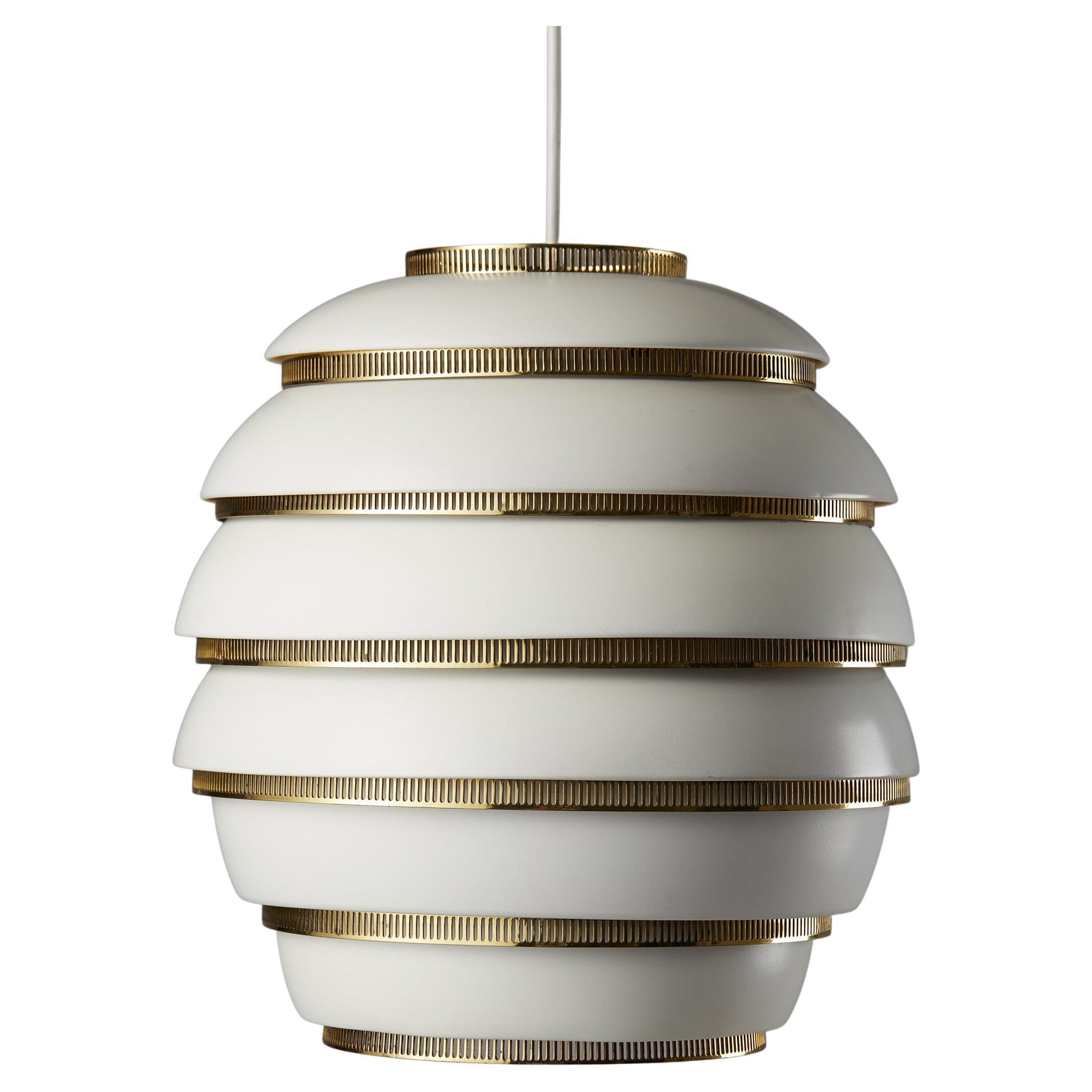 Ceiling Lamp ‘Beehive’ Model A332 Designed by Alvar Aalto for Valaistustyo For Sale