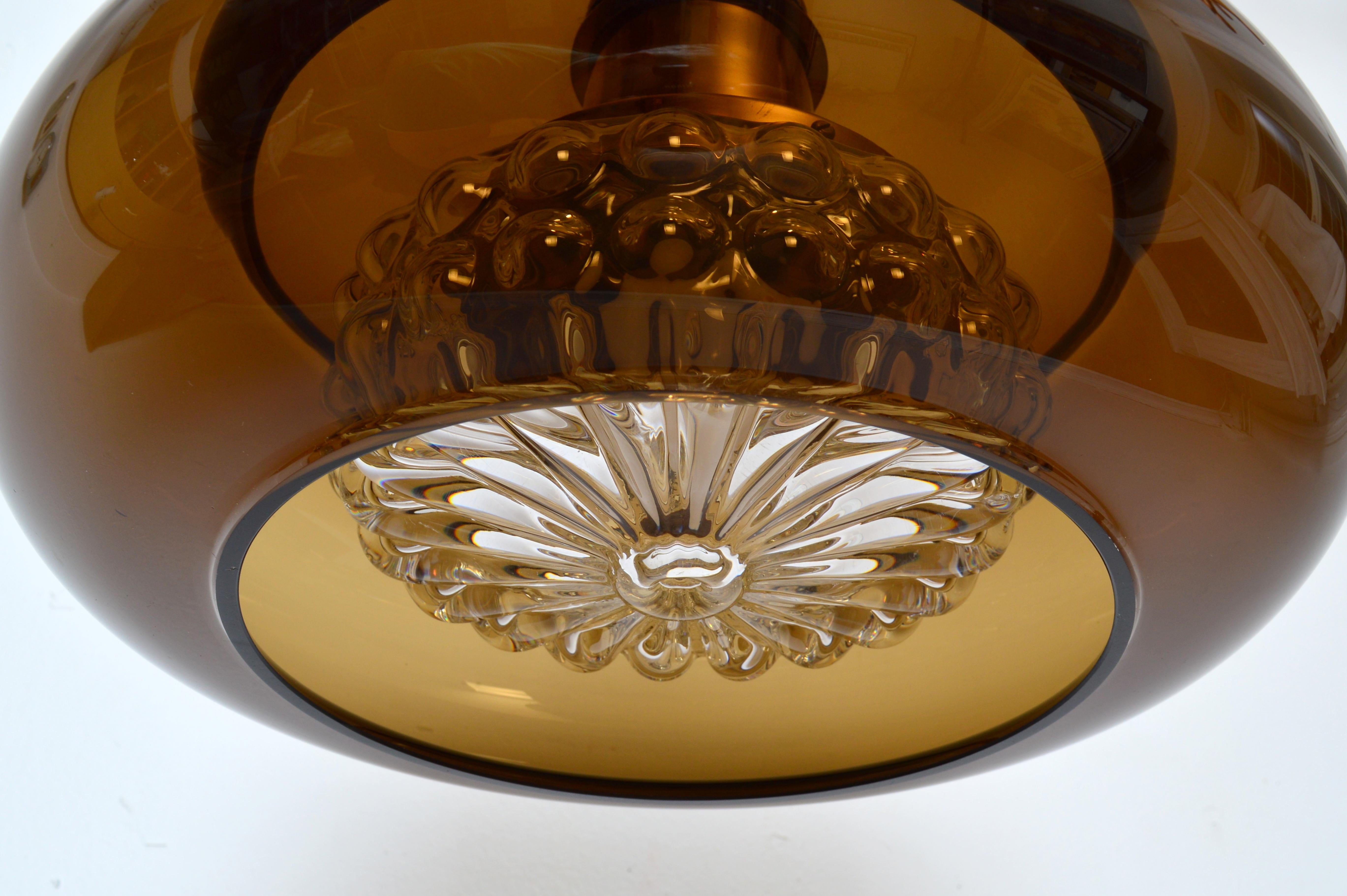 Lampada da soffitto Bubblan di Carl Fagerlund per Orrefors, Svezia 1960s In condizioni buone in vendita a Stockholm, SE