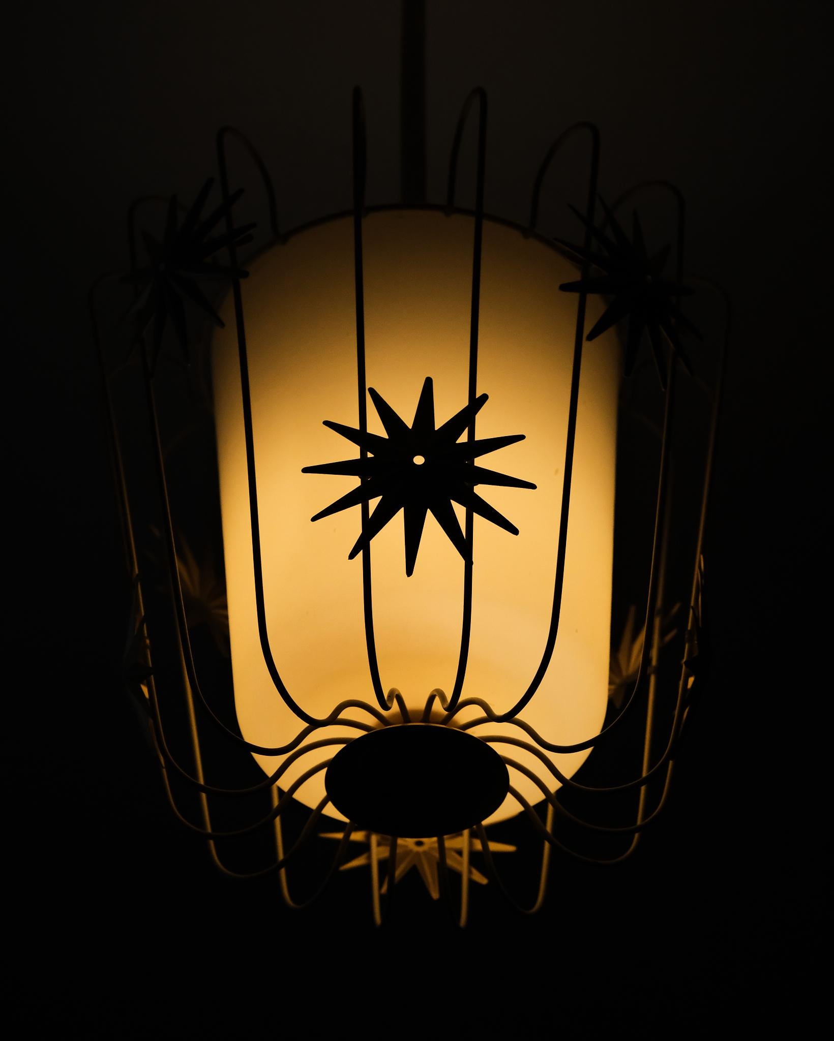 Scandinavo moderno Lampada da soffitto di Elektriska AB Chr. Bergh & Co (ASEA), Svezia, anni '40 in vendita
