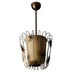 Ceiling lamp by Elektriska AB Chr. Bergh & Co (ASEA), Sweden, 1940s