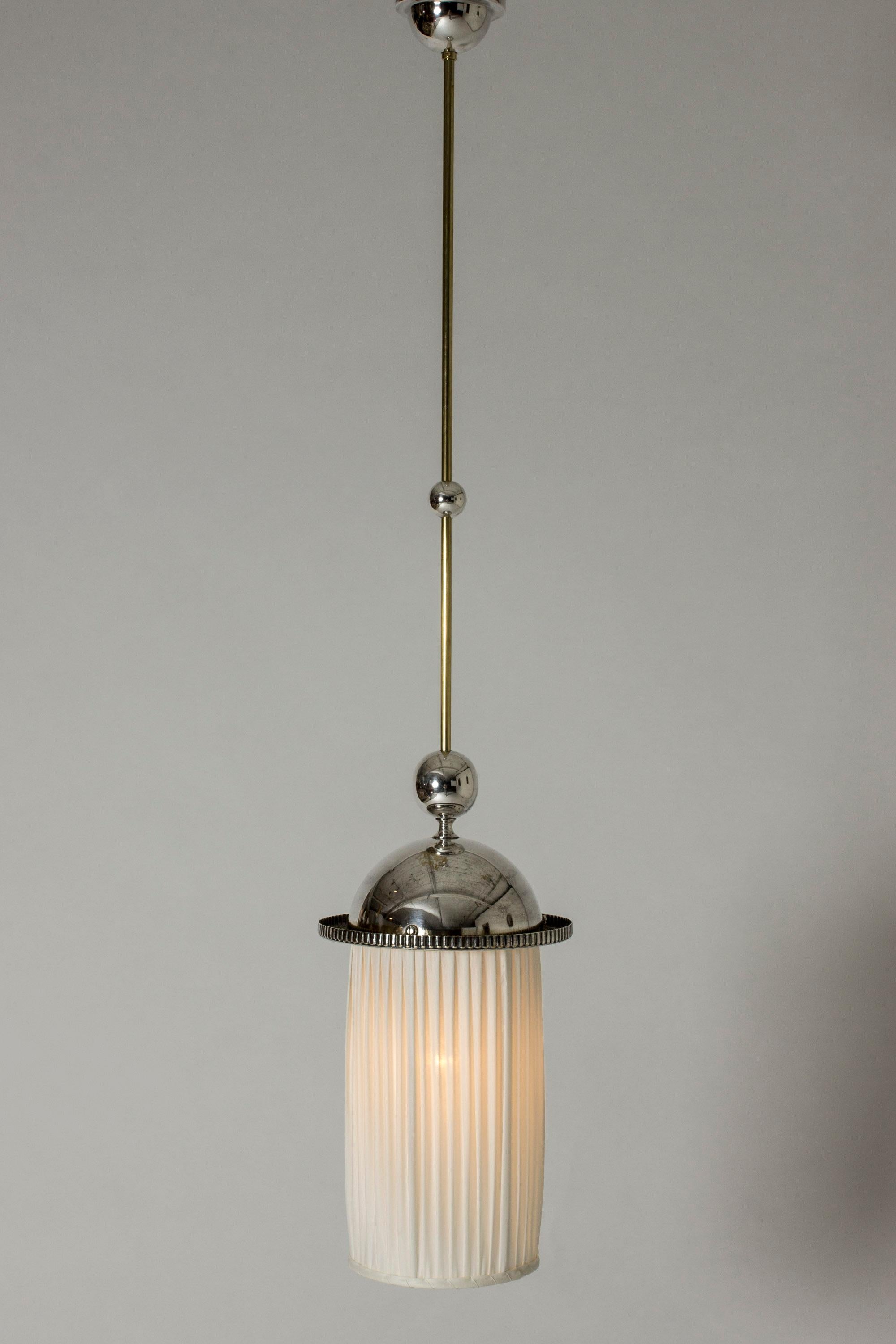 Scandinavian Modern Ceiling Lamp by Elis Bergh for C.G. Hallberg, Sweden, 1920s