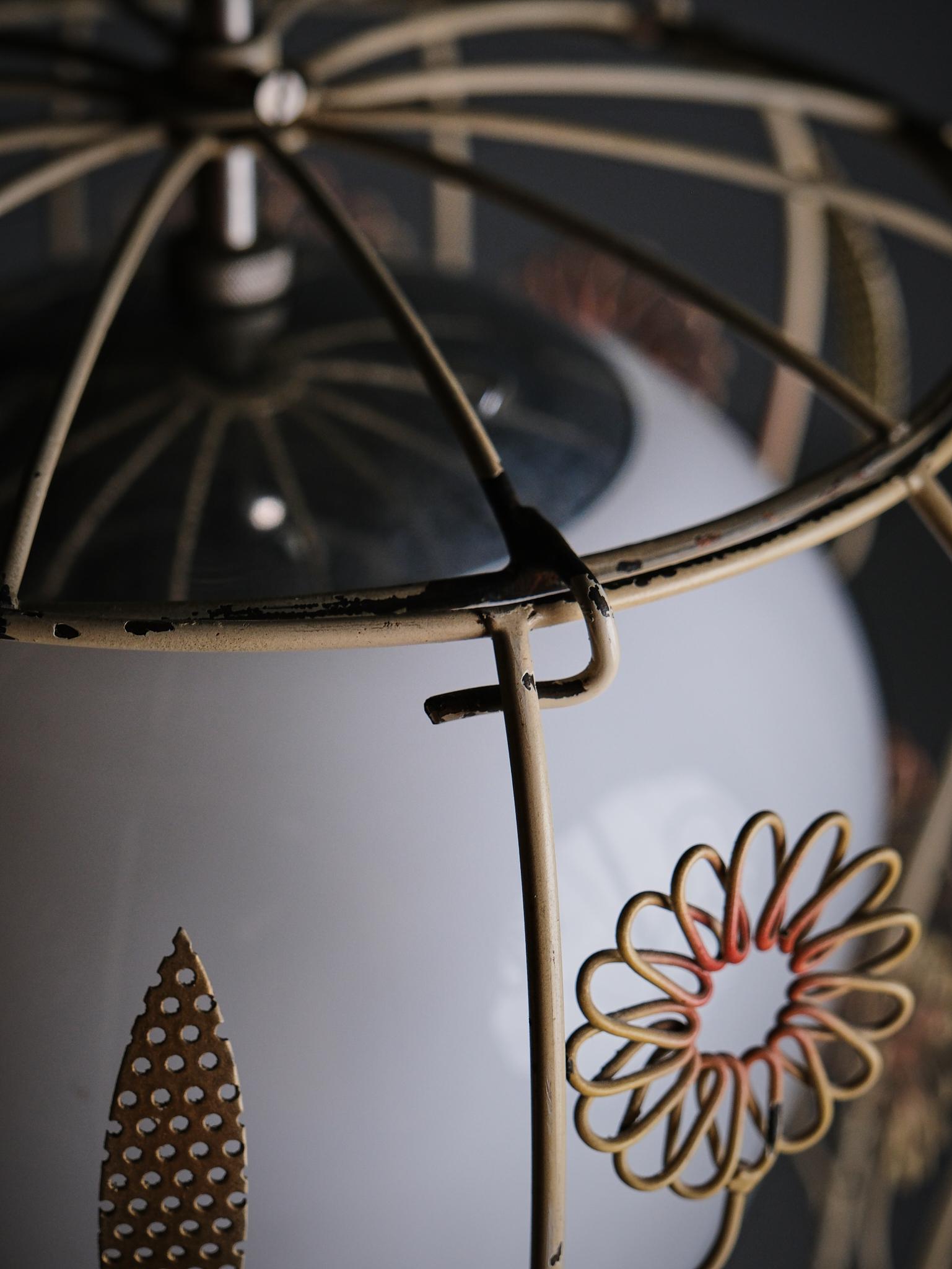 20th Century Ceiling lamp by Gunnar Eklöf for Corona belysningskultur, Sweden, 1940s