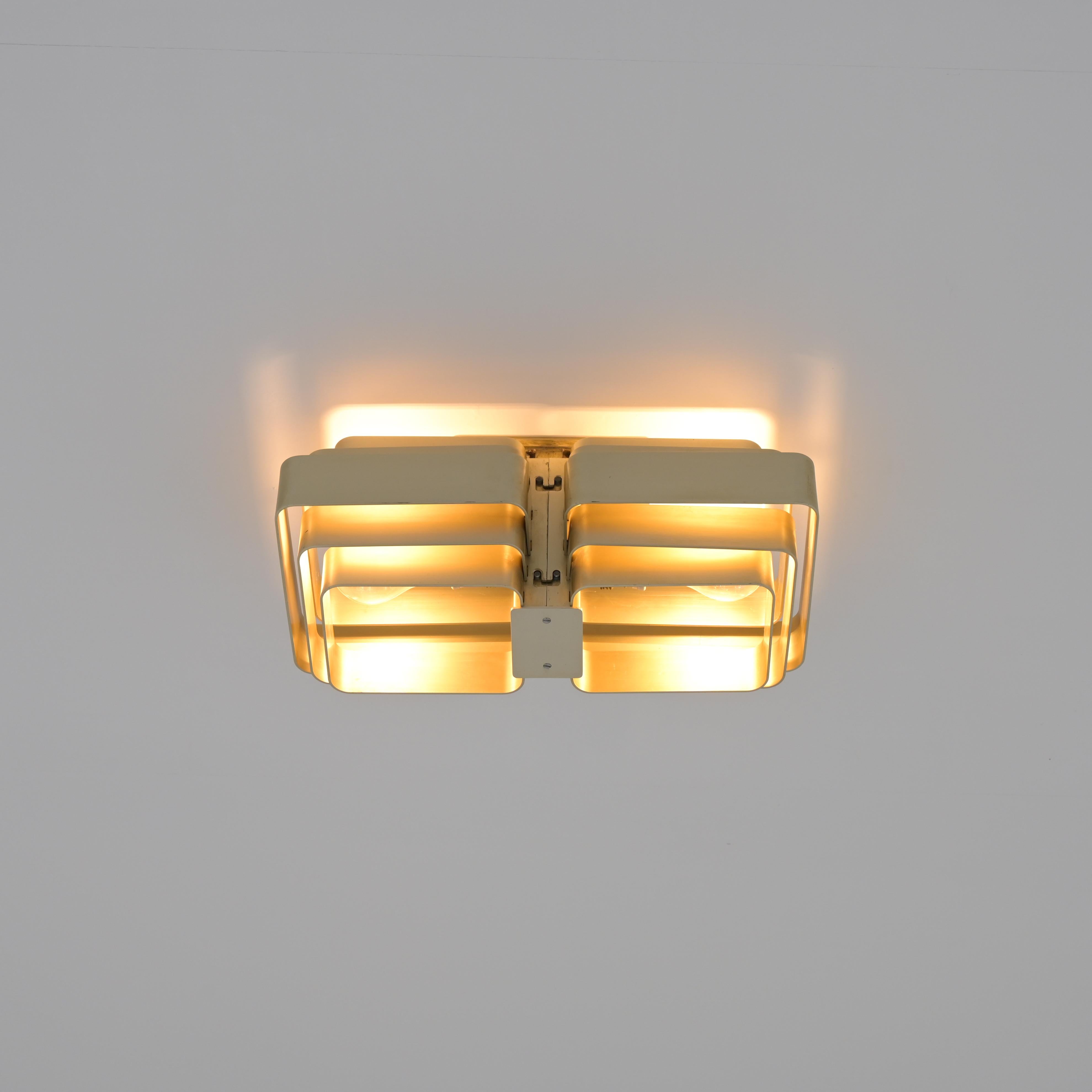 Ceiling Lamp by Jules Wabbes For Sale 9