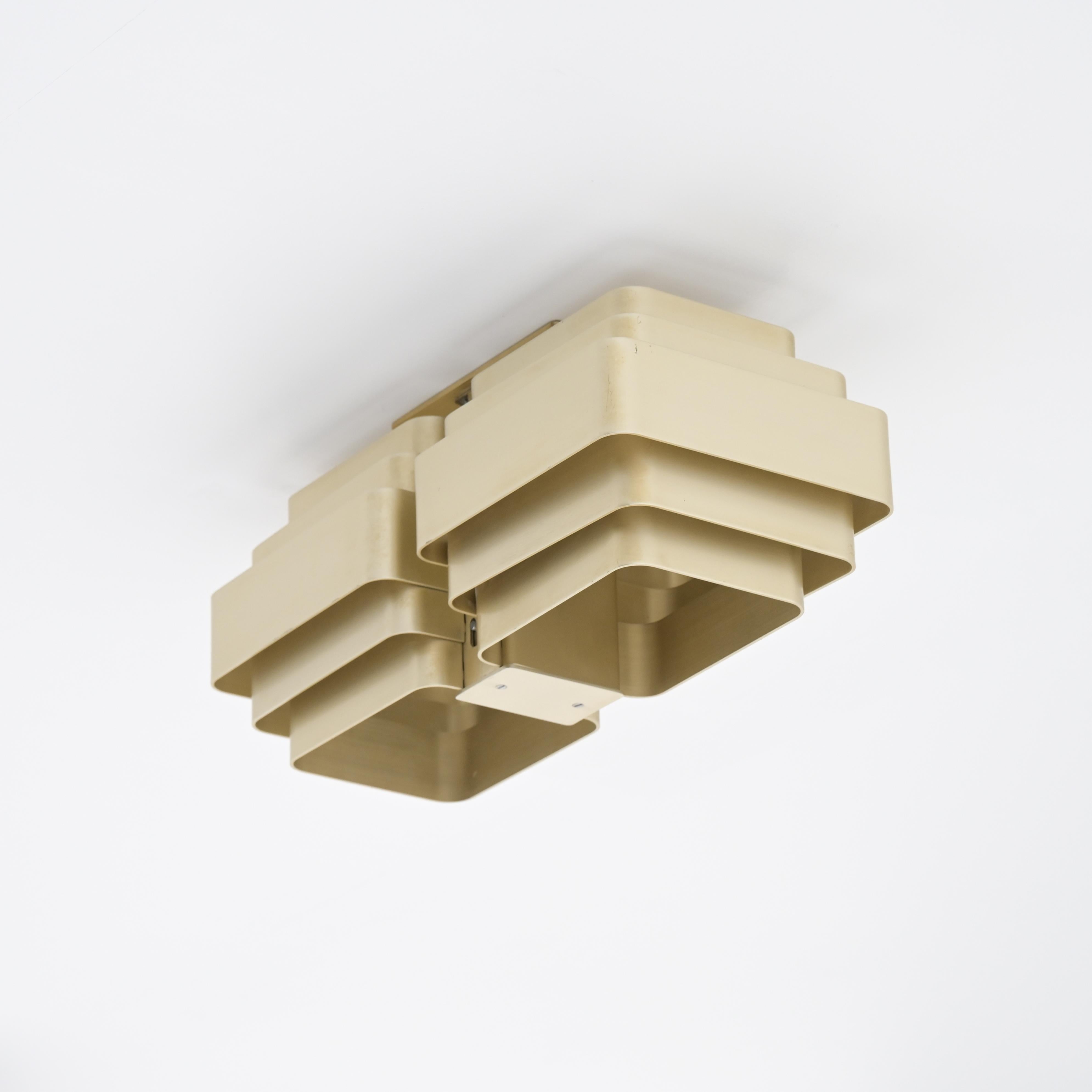 Belgian Ceiling Lamp by Jules Wabbes For Sale