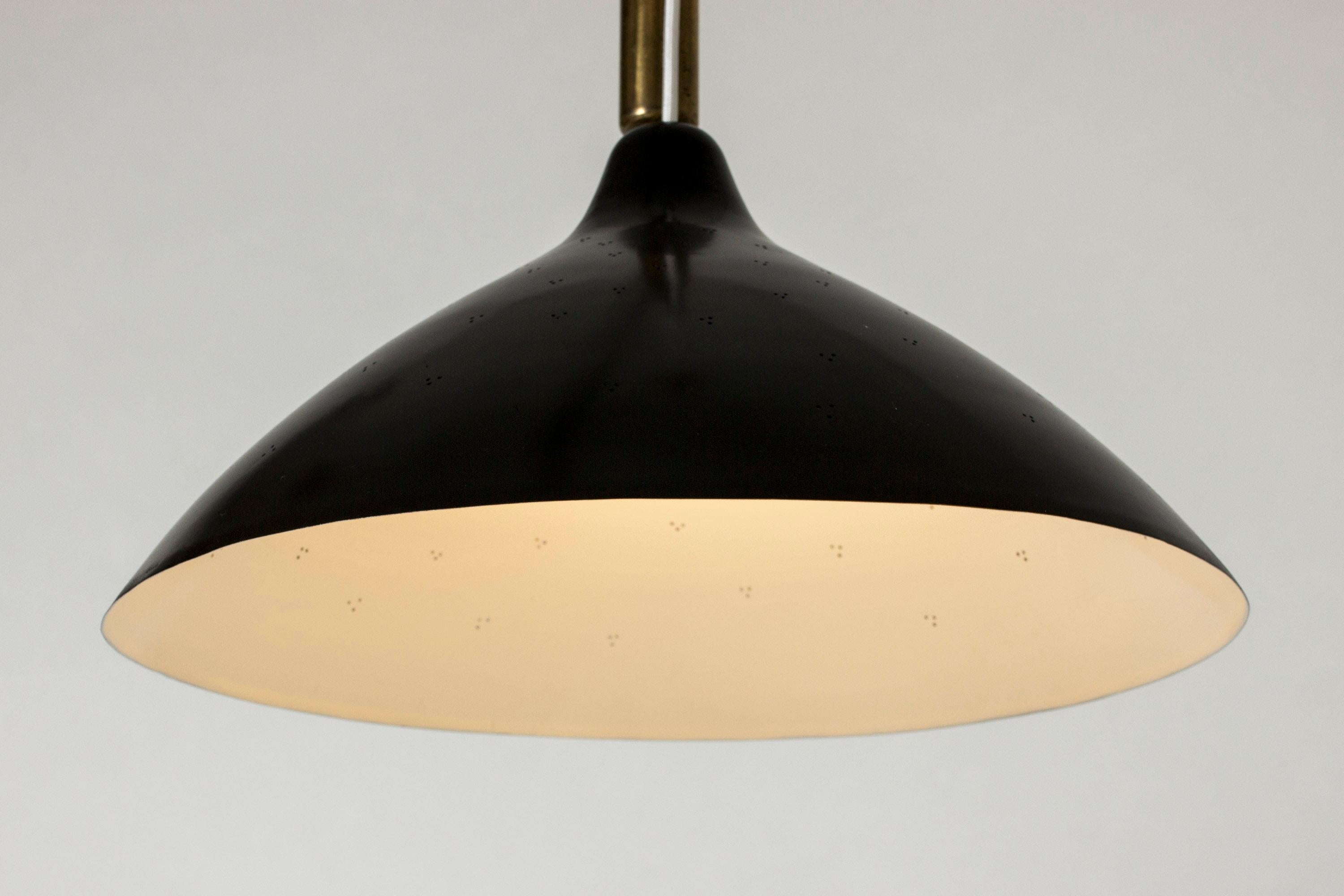 Finnish Ceiling Lamp by Lisa Johansson-Pape for Orno, Finland, 1950s